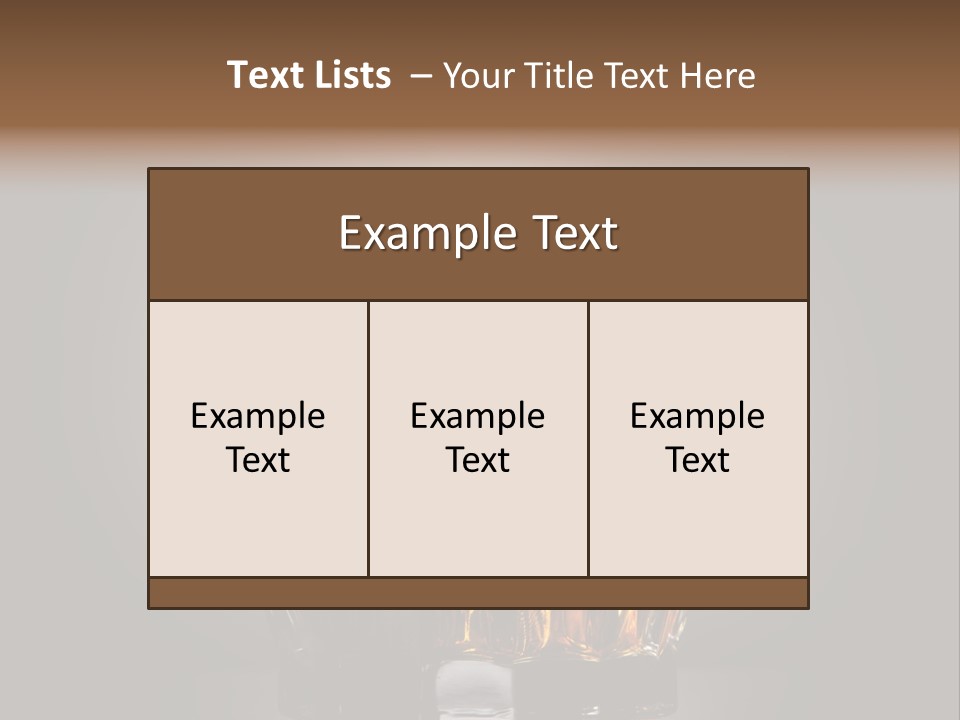 Beverage Blended Nobody PowerPoint Template