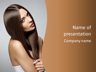 Studio Care Female PowerPoint Template