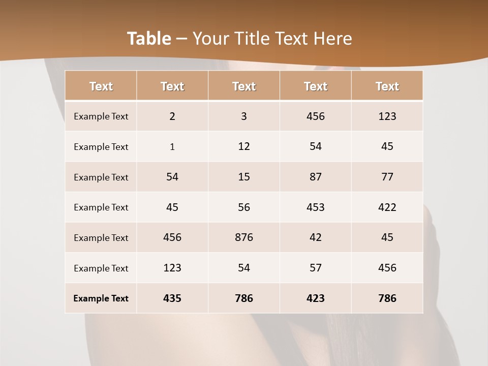Studio Care Female PowerPoint Template
