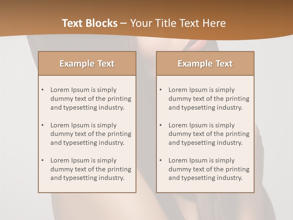 Studio Care Female PowerPoint Template