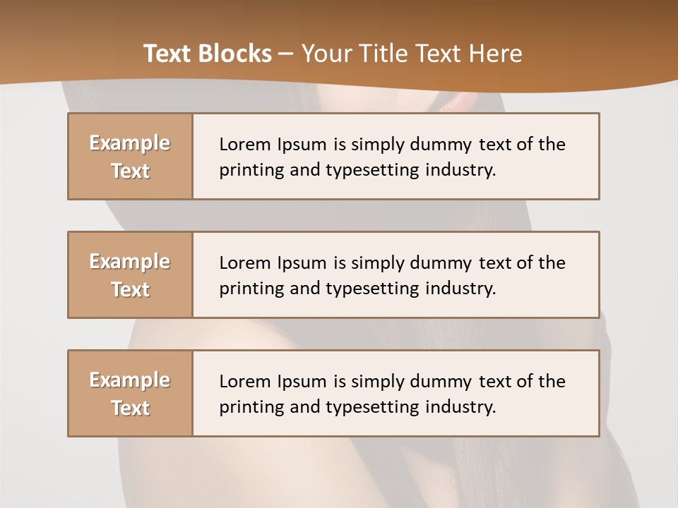 Studio Care Female PowerPoint Template
