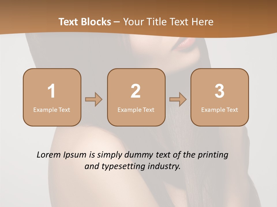 Studio Care Female PowerPoint Template