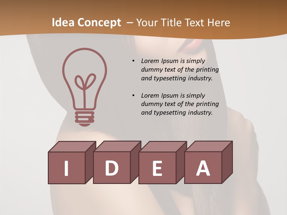 Studio Care Female PowerPoint Template
