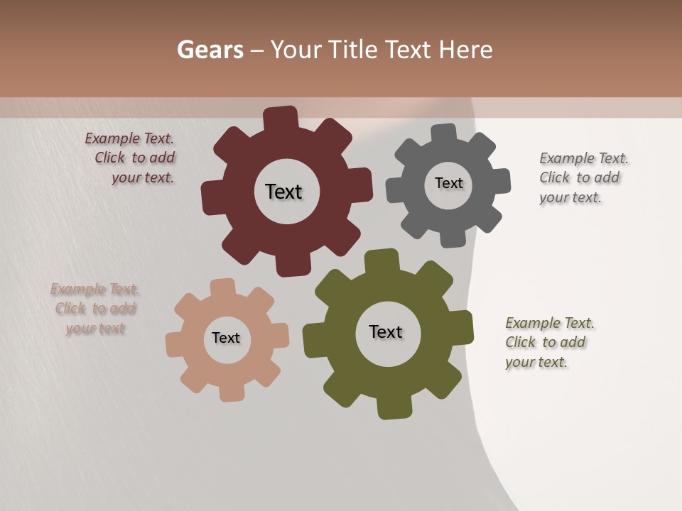 Beauty White Girl PowerPoint Template