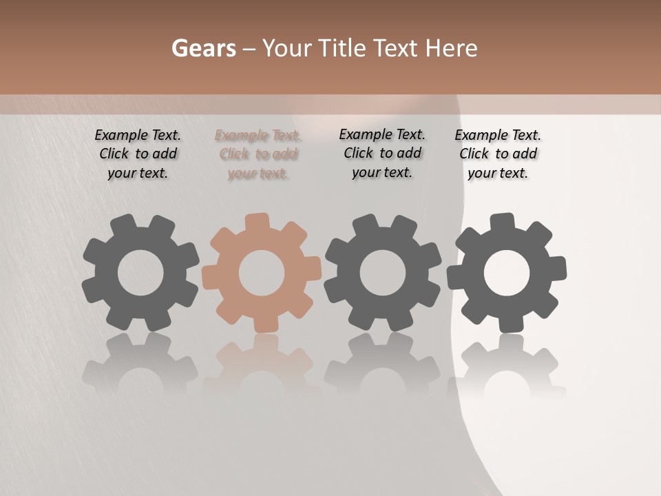 Beauty White Girl PowerPoint Template