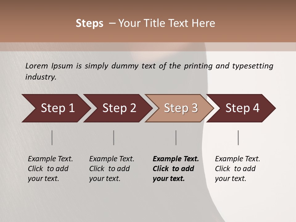 Beauty White Girl PowerPoint Template