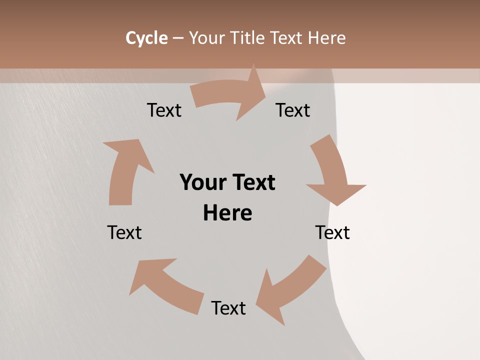 Beauty White Girl PowerPoint Template