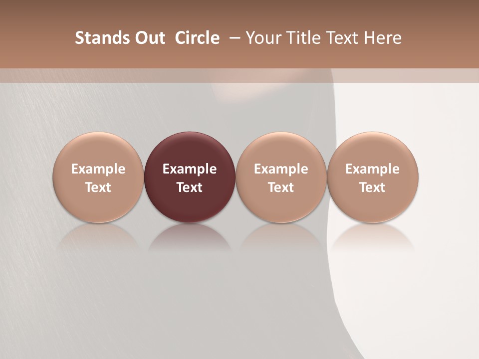 Beauty White Girl PowerPoint Template