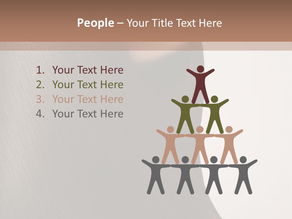 Beauty White Girl PowerPoint Template