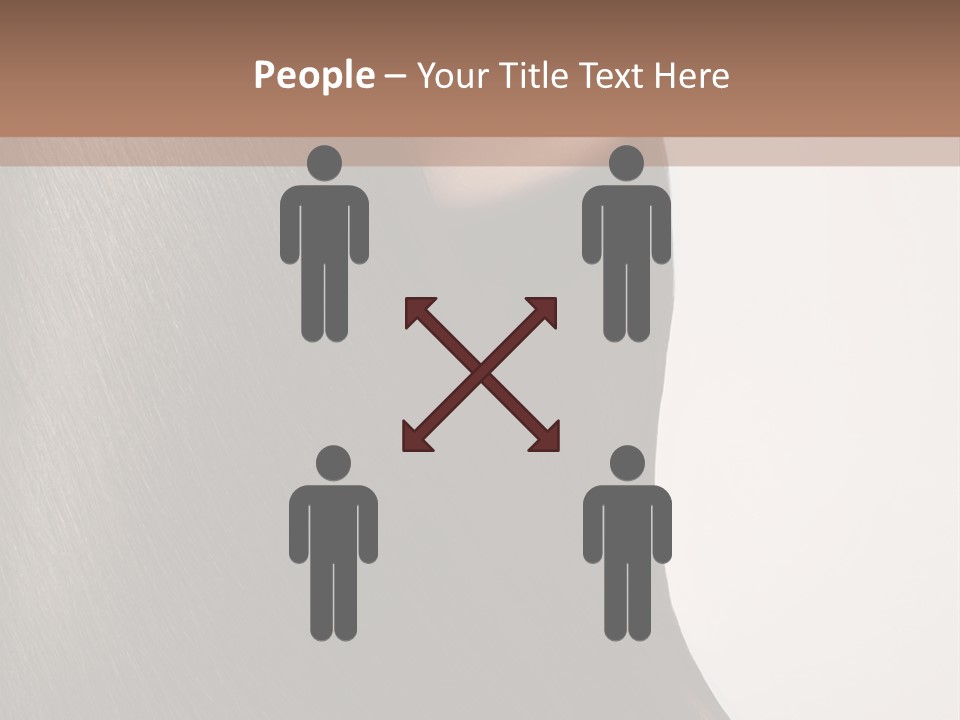 Beauty White Girl PowerPoint Template