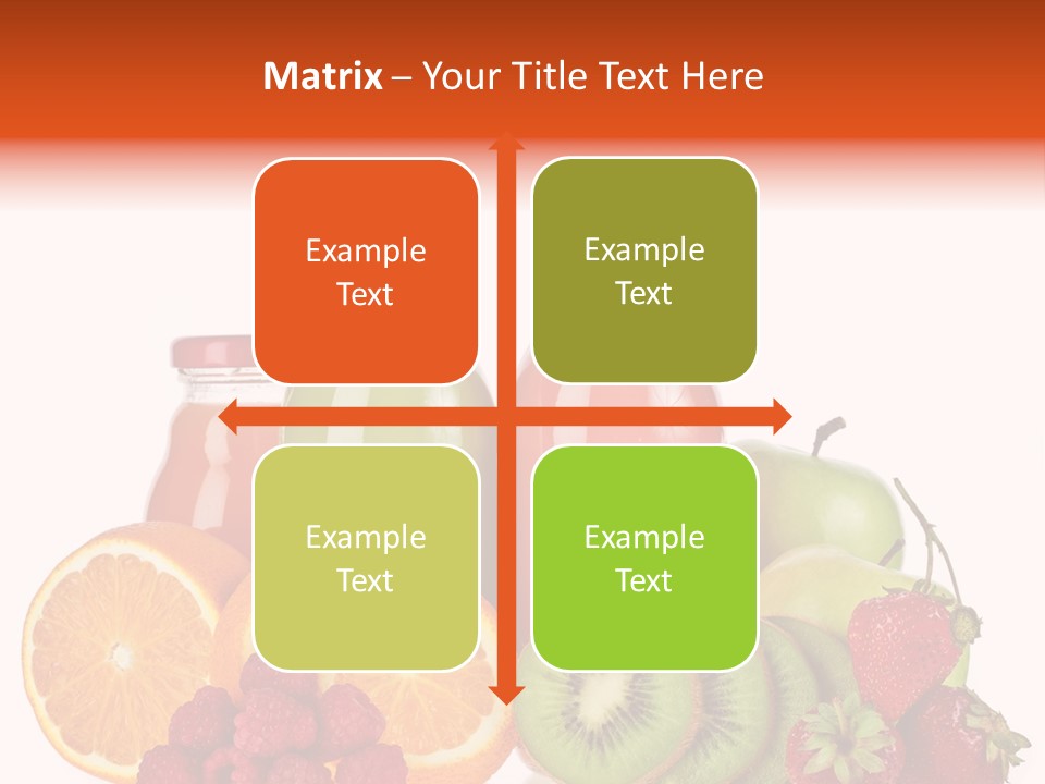 Fruit Juicy Container PowerPoint Template