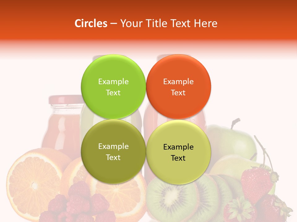 Fruit Juicy Container PowerPoint Template