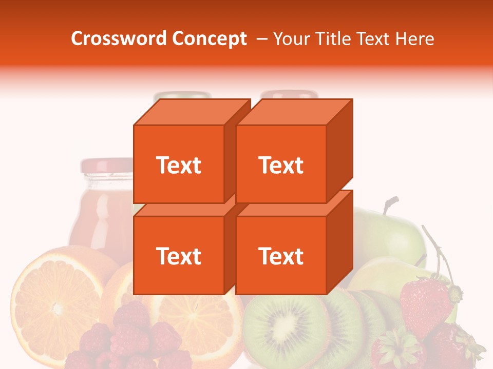 Fruit Juicy Container PowerPoint Template