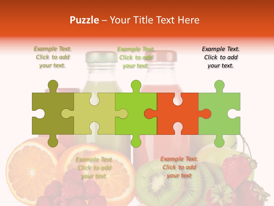 Fruit Juicy Container PowerPoint Template