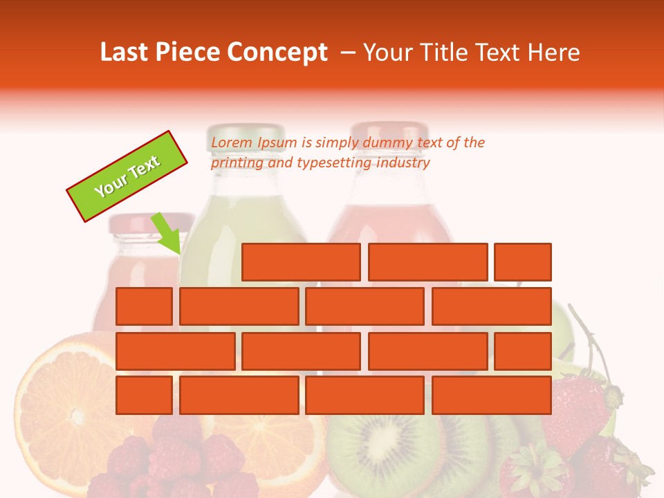 Fruit Juicy Container PowerPoint Template