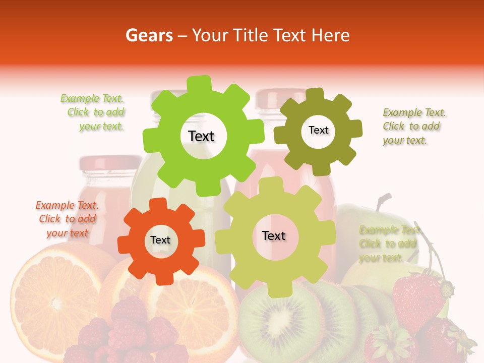 Fruit Juicy Container PowerPoint Template