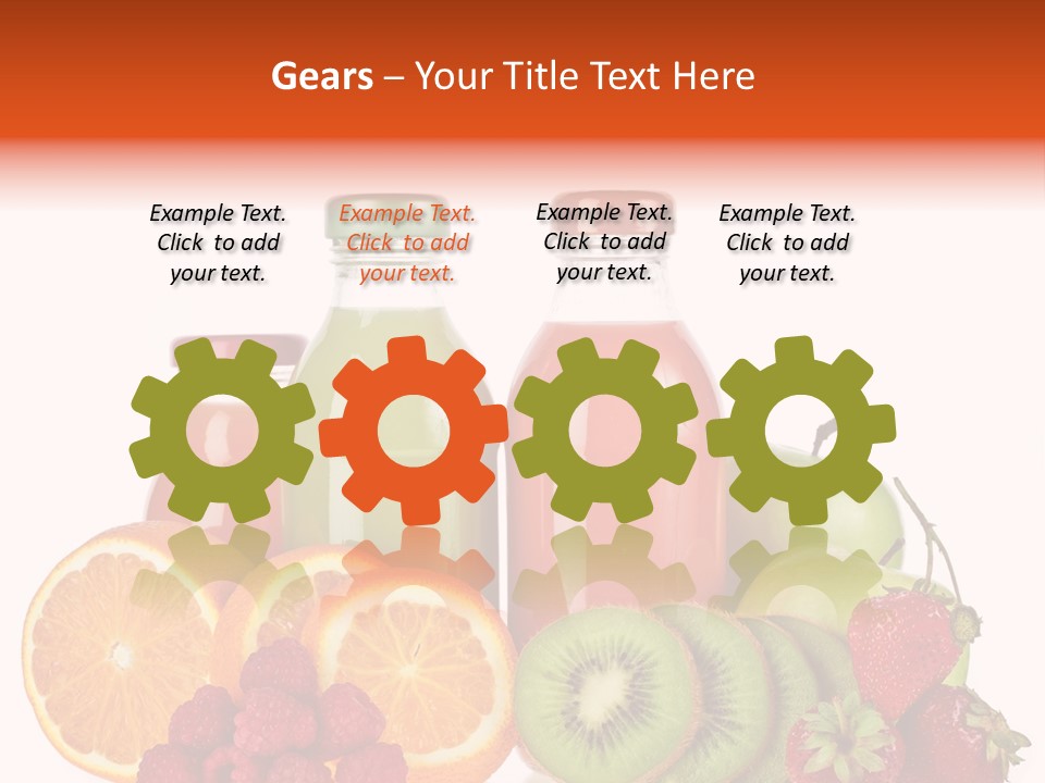 Fruit Juicy Container PowerPoint Template