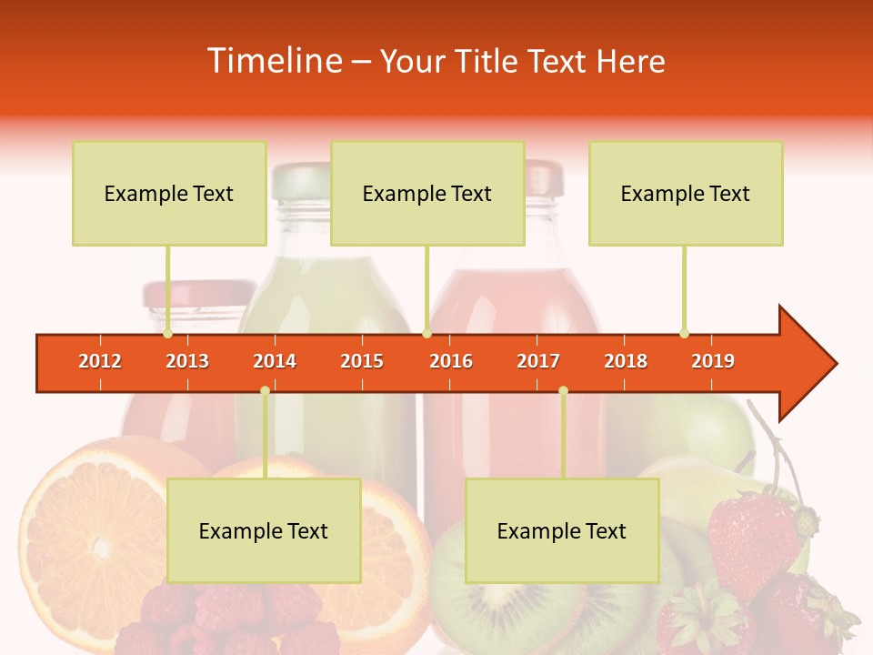 Fruit Juicy Container PowerPoint Template