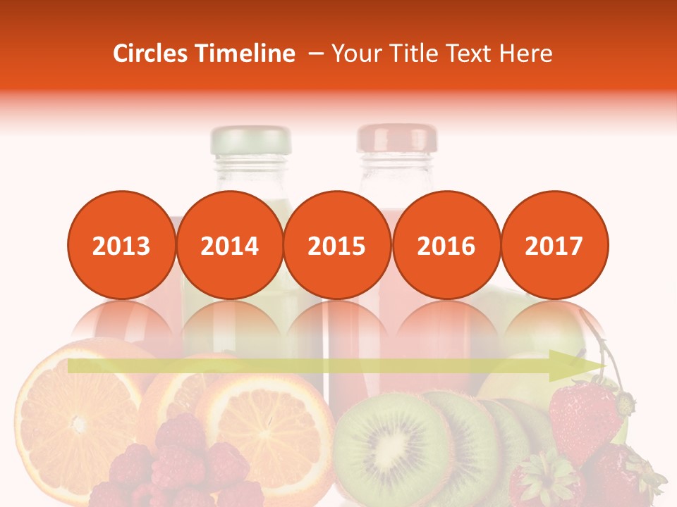 Fruit Juicy Container PowerPoint Template