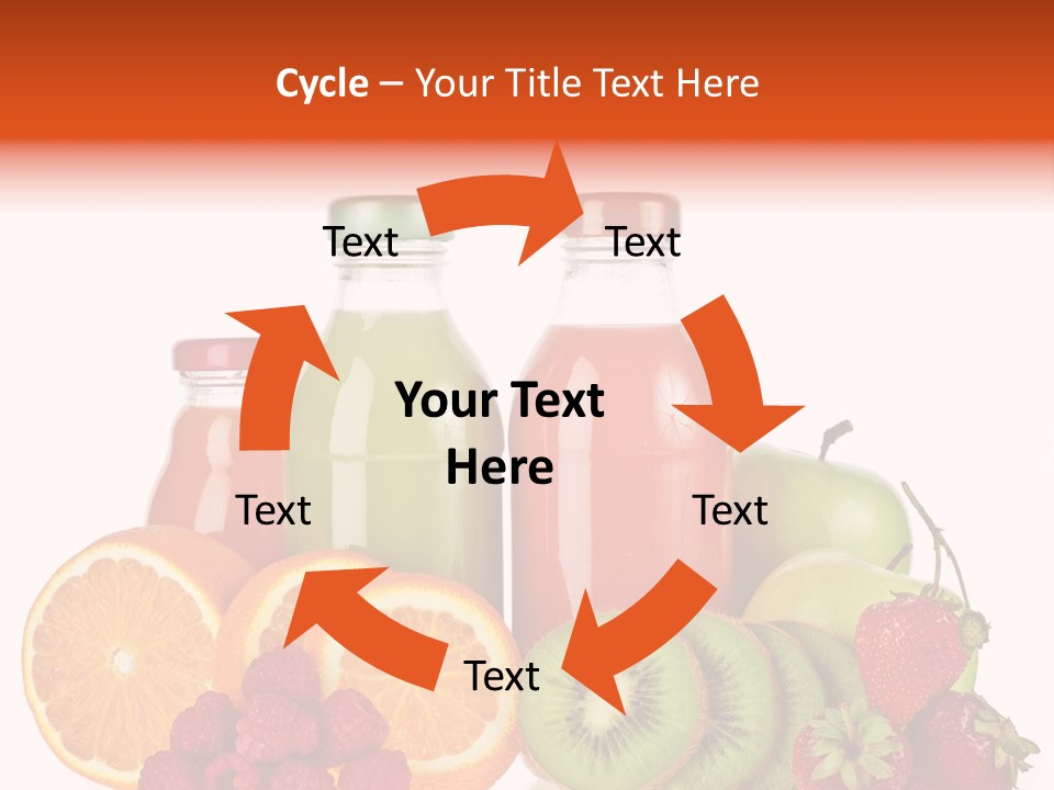 Fruit Juicy Container PowerPoint Template