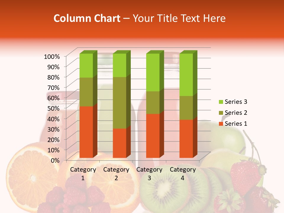 Fruit Juicy Container PowerPoint Template