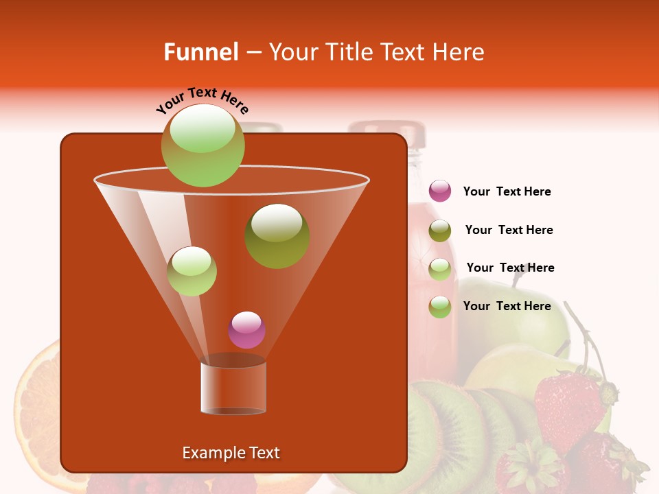 Fruit Juicy Container PowerPoint Template