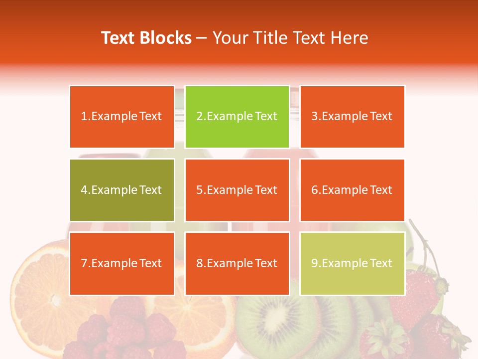 Fruit Juicy Container PowerPoint Template