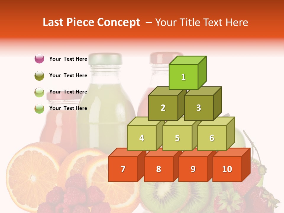 Fruit Juicy Container PowerPoint Template