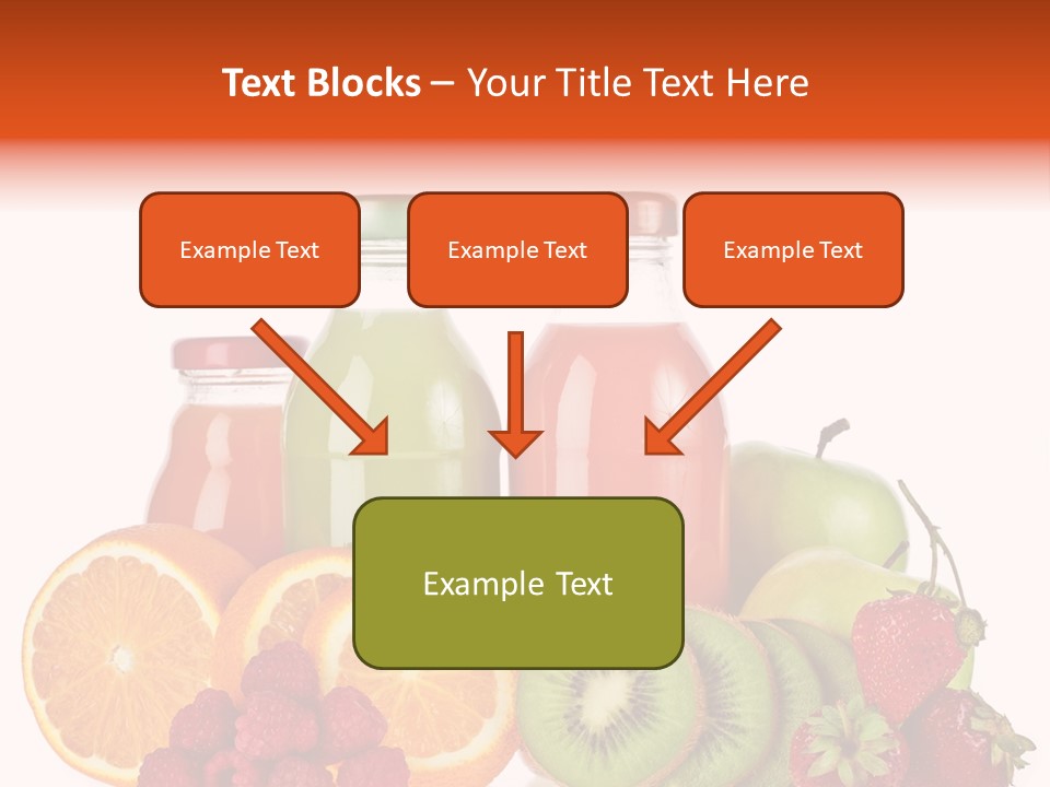 Fruit Juicy Container PowerPoint Template