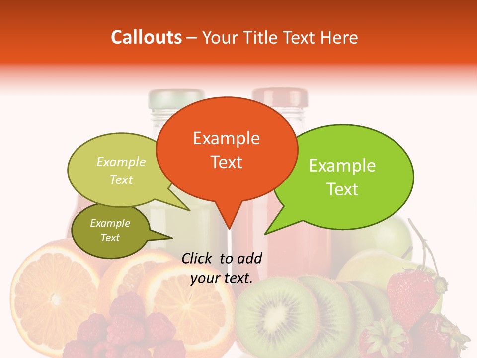 Fruit Juicy Container PowerPoint Template