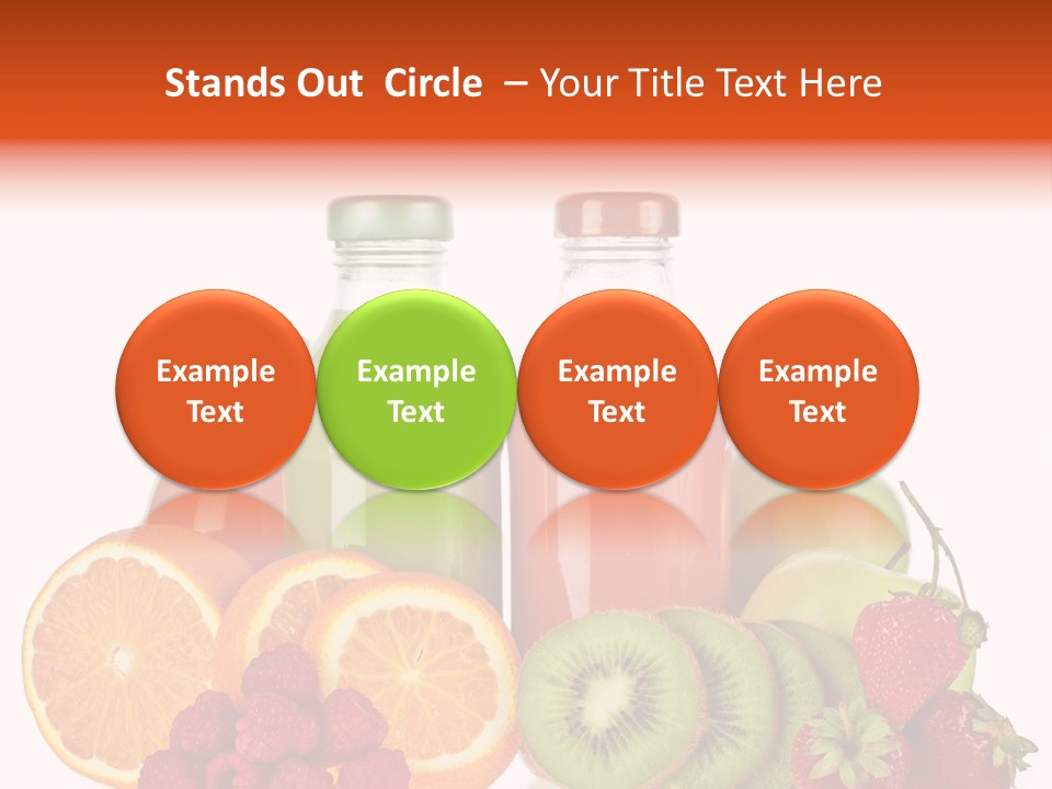 Fruit Juicy Container PowerPoint Template
