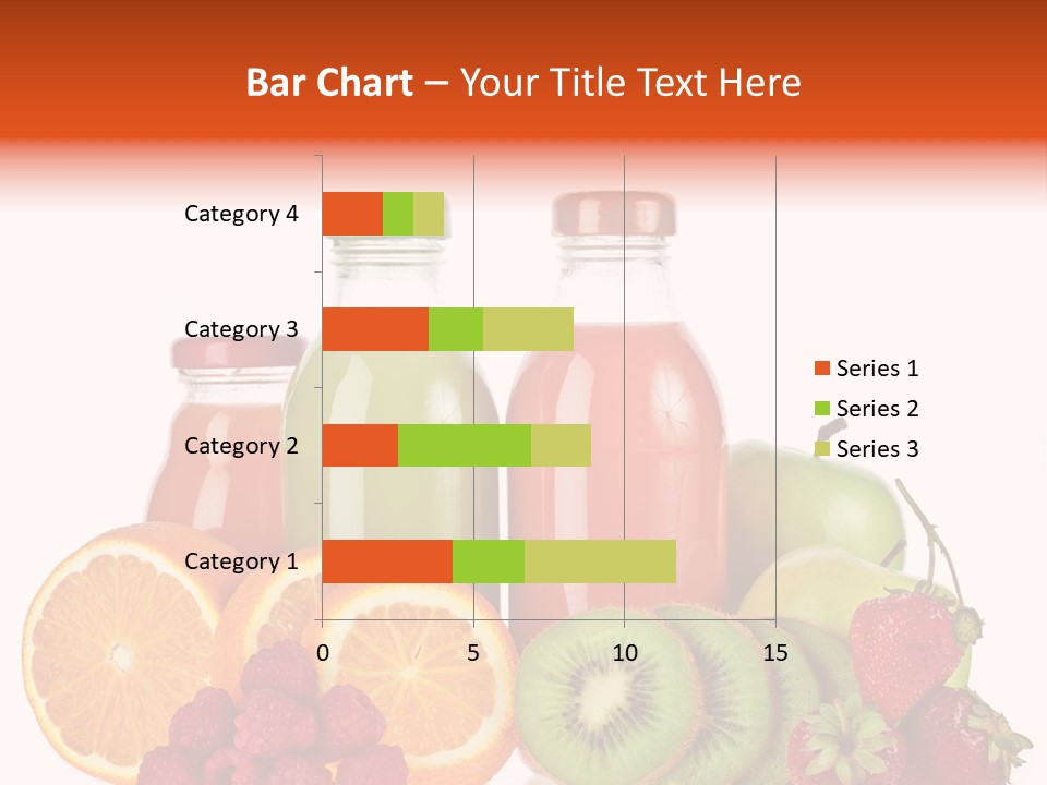 Fruit Juicy Container PowerPoint Template
