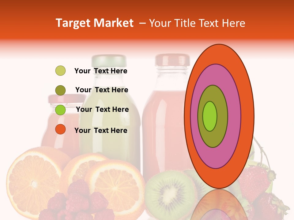 Fruit Juicy Container PowerPoint Template