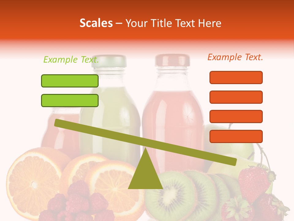 Fruit Juicy Container PowerPoint Template