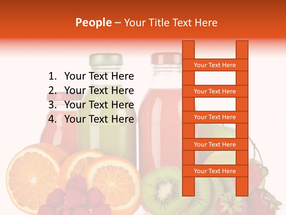 Fruit Juicy Container PowerPoint Template