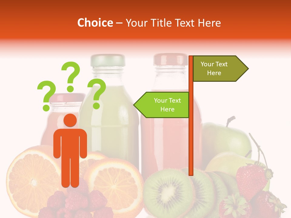 Fruit Juicy Container PowerPoint Template