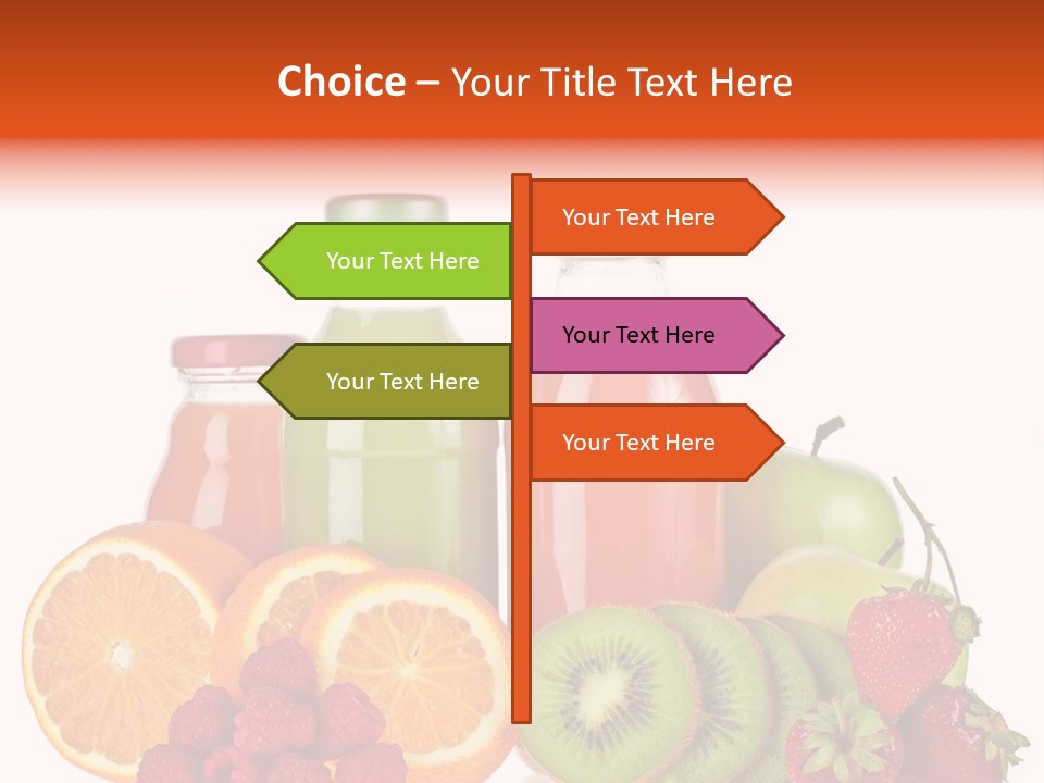 Fruit Juicy Container PowerPoint Template