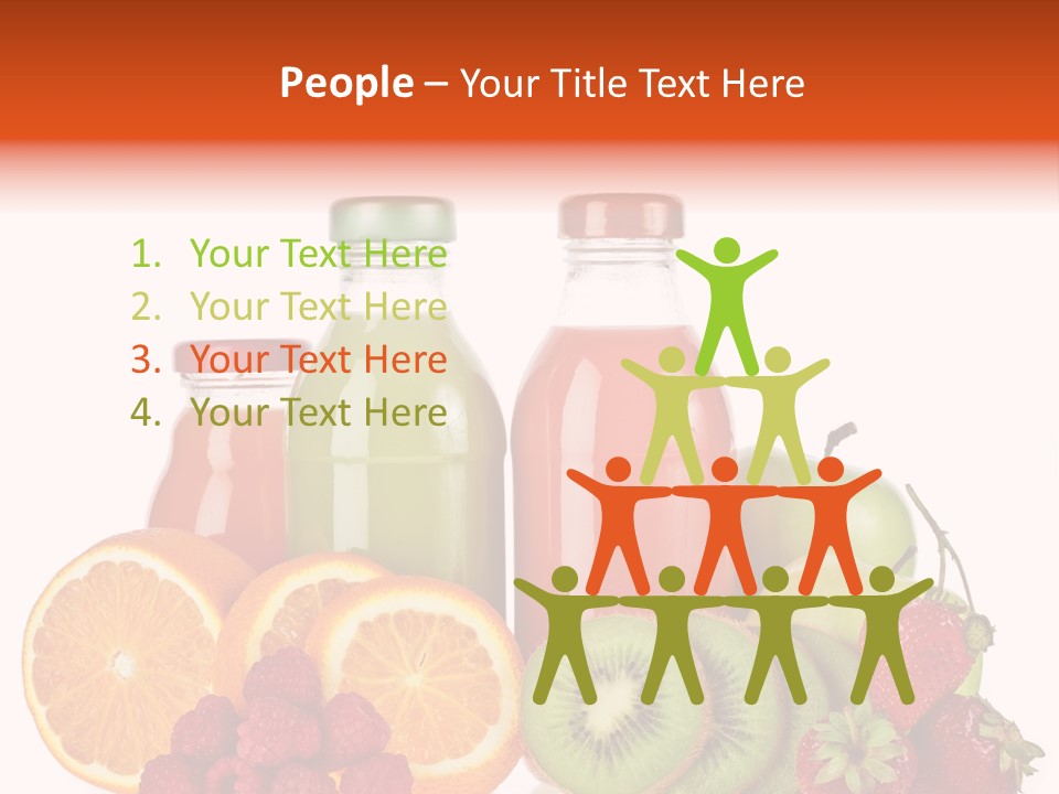 Fruit Juicy Container PowerPoint Template