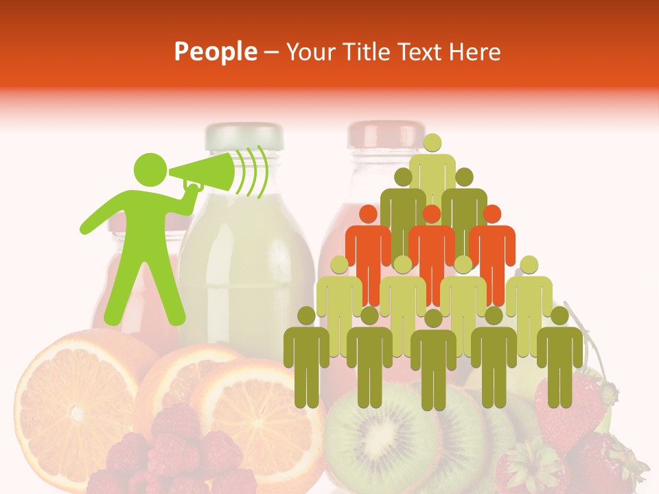 Fruit Juicy Container PowerPoint Template