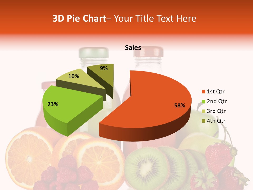 Fruit Juicy Container PowerPoint Template