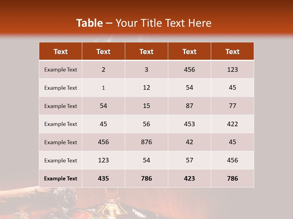 Snifter Real Expensive PowerPoint Template