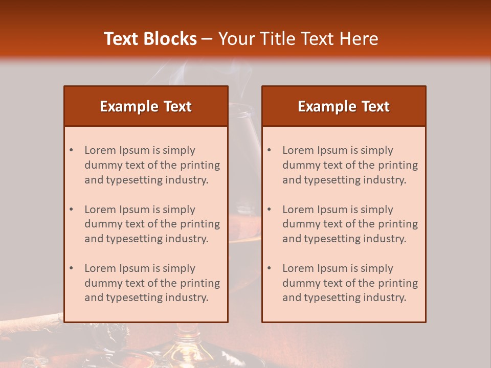 Snifter Real Expensive PowerPoint Template