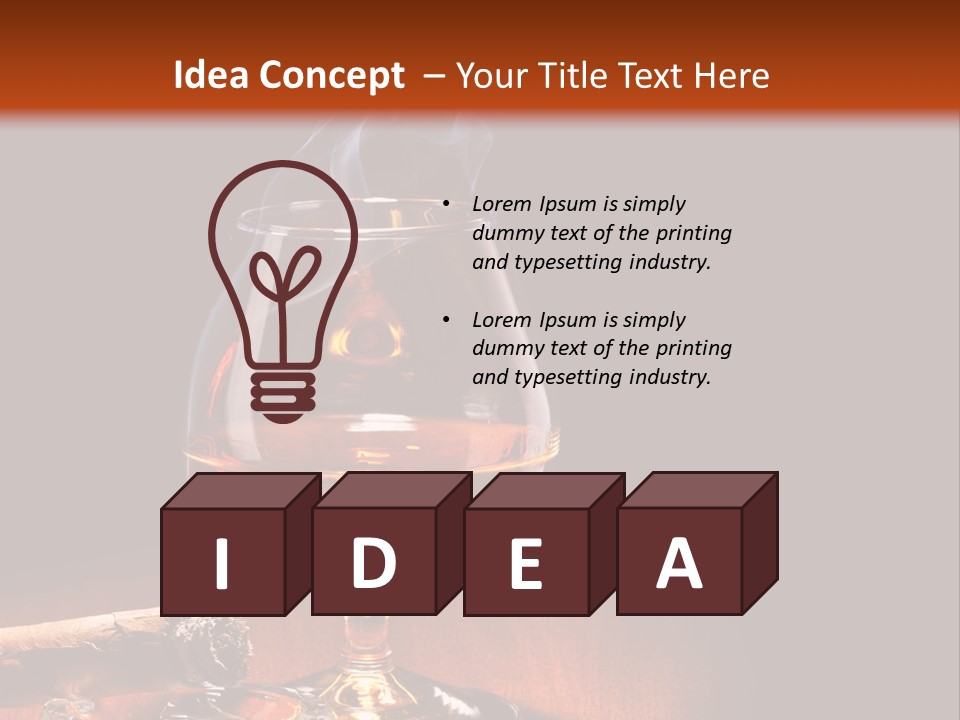 Snifter Real Expensive PowerPoint Template