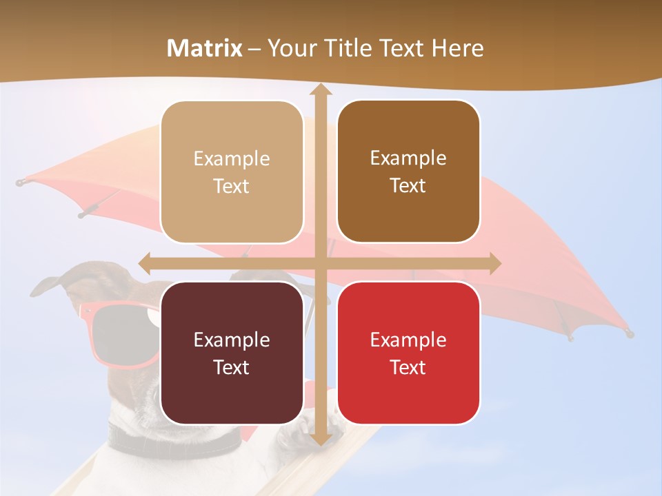 Blank Summer Tropical PowerPoint Template