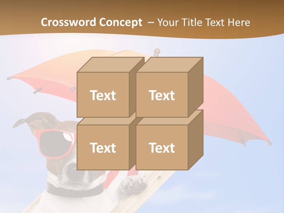 Blank Summer Tropical PowerPoint Template