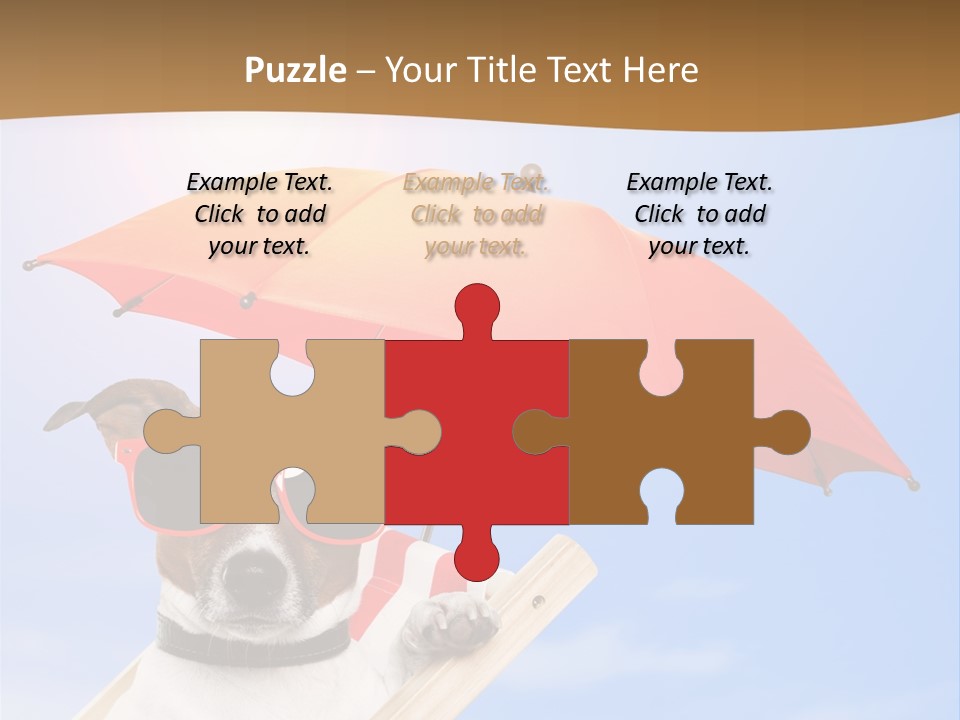 Blank Summer Tropical PowerPoint Template