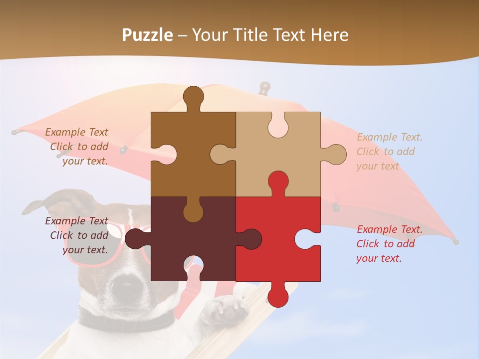 Blank Summer Tropical PowerPoint Template