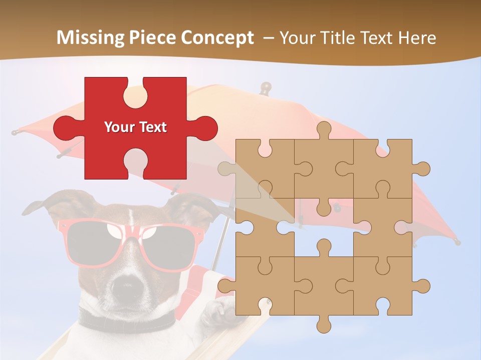 Blank Summer Tropical PowerPoint Template