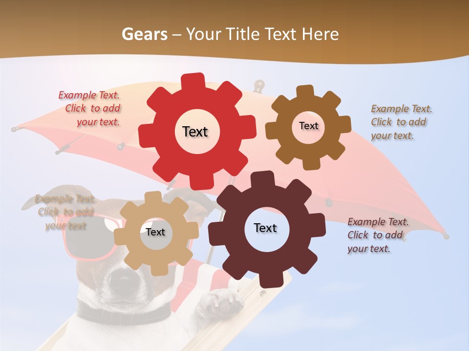 Blank Summer Tropical PowerPoint Template