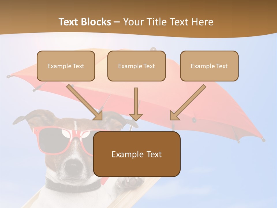 Blank Summer Tropical PowerPoint Template